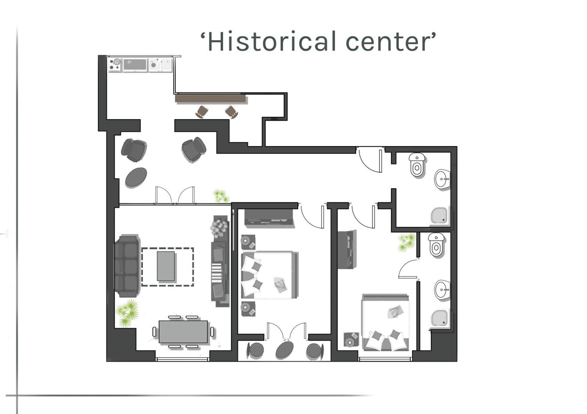 Historical Center 1 By Citylife Suites Bucarest Extérieur photo